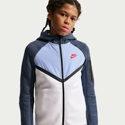 Nike Sportswear Tech Fleece Older Kids' Full-Zip Hoodie. Nike IL